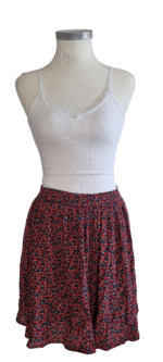 Jupe fleuri Monoprix