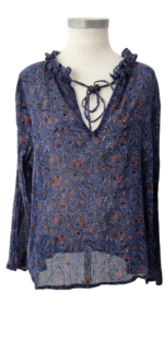 Blouse bleue Léon & Harper