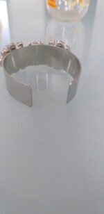 Bracelet jonc argenté – Image 3
