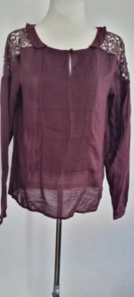Blouse One Step bordeaux