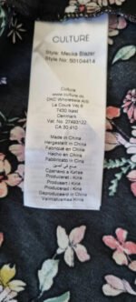 Blazer fleurie culture taille 36 – Image 5