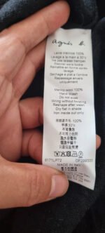 Pull col roulé Agnès B – Image 4