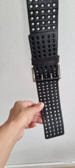 Ceinture en cuir noire – Image 2