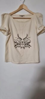 Tee shirt crème Maje