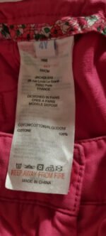 Pantalon rose Jacadi – Image 4