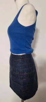 Mini jupe Sessun bleue – Image 2