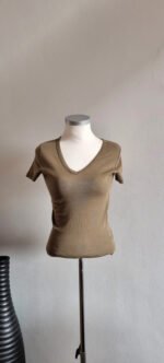 Tee shirt kaki Petit Bateau