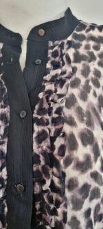 Chemise Mango (marron), XS / 34 / 6 – Image 2