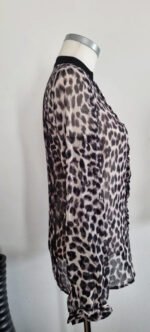 Chemise Mango (marron), XS / 34 / 6 – Image 3