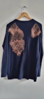 Cardigan Bel-Air (marine), Taille unique – Image 3