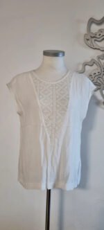 Blouse manches courtes suncoo (blanc), S / 36 / 8 – Image 2