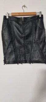 Jupe en cuir Bel Air – Image 3