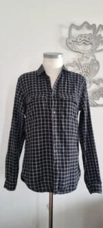 Chemise à carreaux Sandro