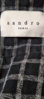 Chemise à carreaux Sandro – Image 4