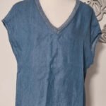 Tee shirt bleu Sud express