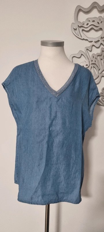Tee shirt bleu Sud express