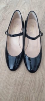 Escarpin vernie noire Manfield – Image 2