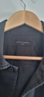 Veste chemise noire Allsaints – Image 2