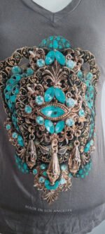 Tee-shirt gris California Vintage – Image 2