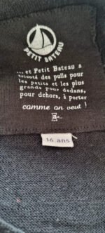 Pull noir Petit bateau – Image 2
