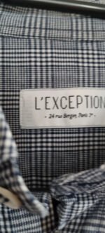 Chemise à carreaux L'exception – Image 2