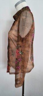 Chemise imprimé marron – Image 3