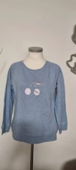 Sweat-shirt bleu Bonpoint