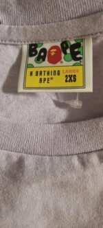 Tee-shirt mauve Bape – Image 4