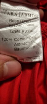 Robe rouge Tara Jarmon – Image 6