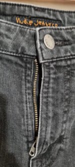 Jean noir Nudie Jeans skinny – Image 2