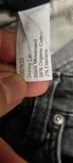 Jean noir Nudie Jeans skinny – Image 3