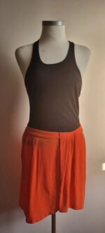 Mini-jupe orange ba&sh