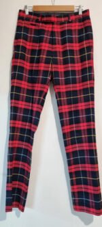 Pantalon tartan rouge APC