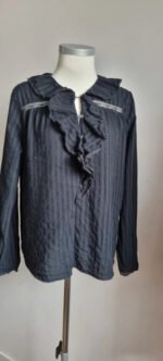 Blouse noire Léon & Harper – Image 2