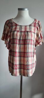 Blouse beige Anthropologie – Image 2