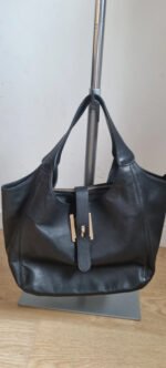 Sac noir en cuir Renouard – Image 2