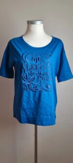 Tee-shirt bleu Cop Copine – Image 2