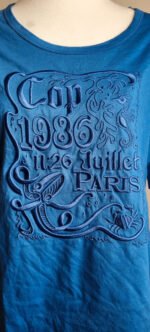 Tee-shirt bleu Cop Copine – Image 5