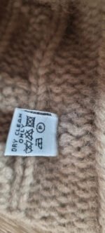 Bonnet beige en cachemire – Image 5