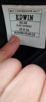 Jean noir Edwin slim tapered – Image 5