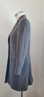 Manteau gris en laine Uniqlo – Image 2