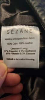 Short en cuir Sézane – Image 6